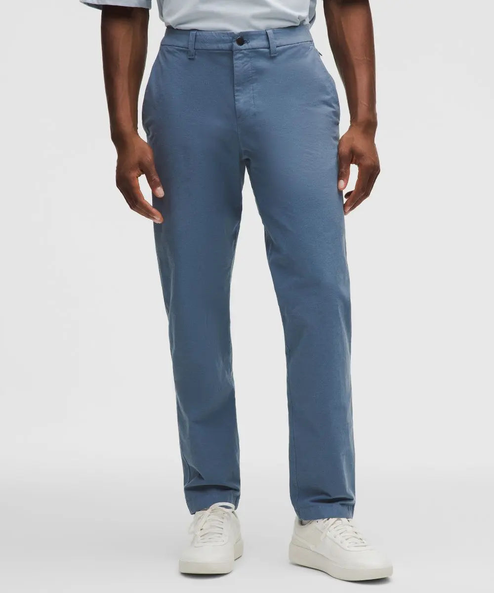 Dilute Wash Steel Blue Men's ABC Classic-Fit Trousers Stretch Cotton VersaTwill Lululemon