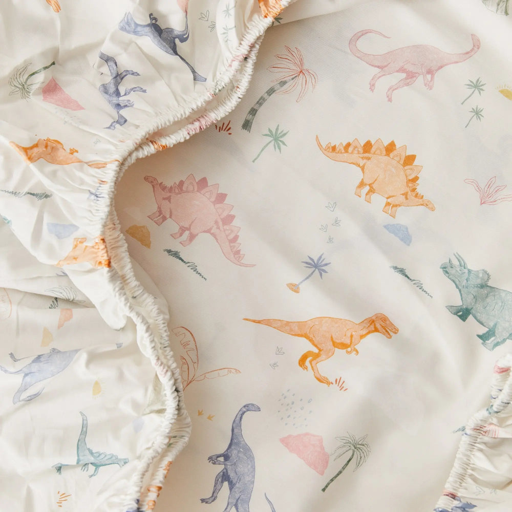 Dino Organic Cotton Fitted Sheet Kabode