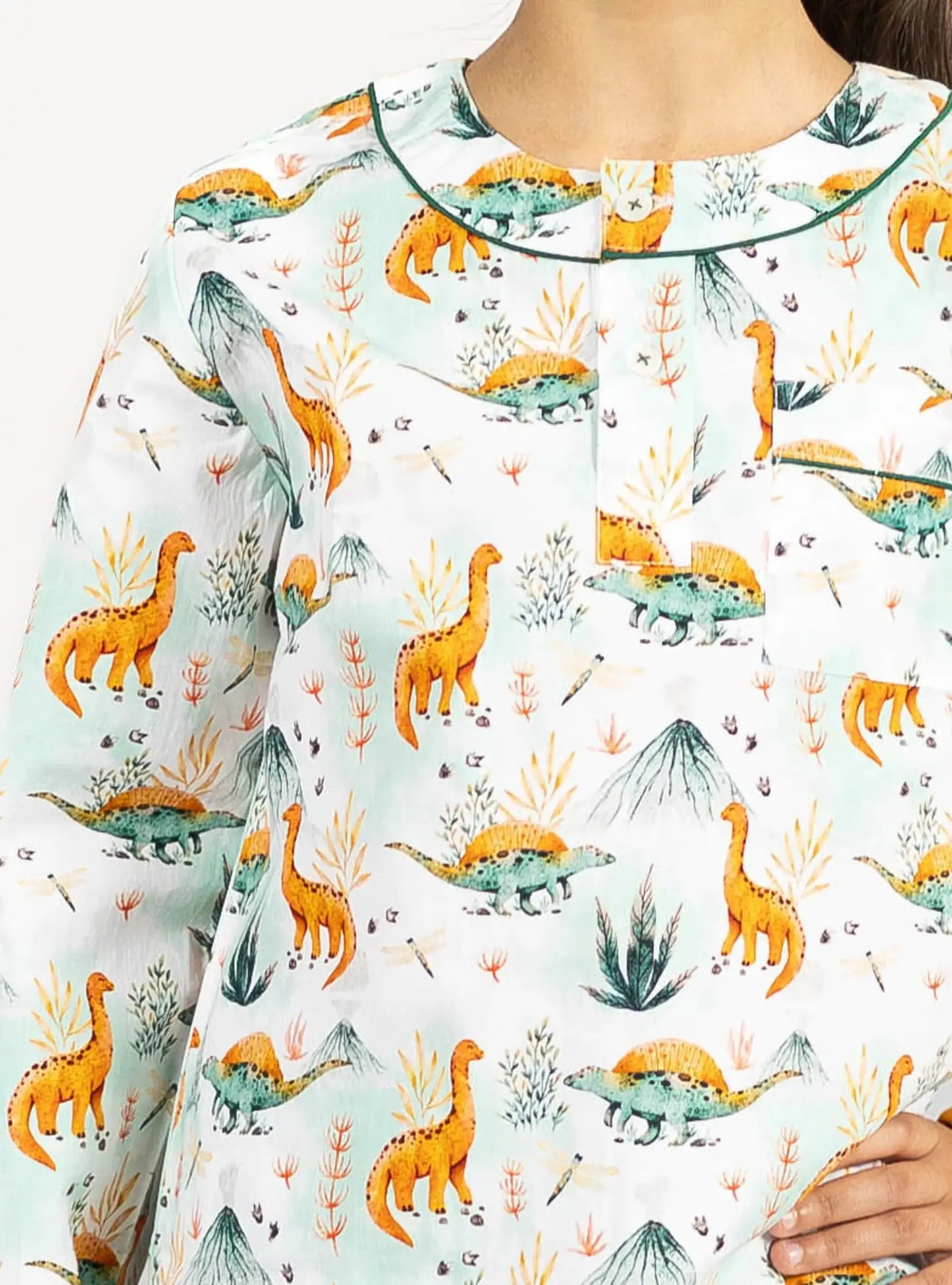 Dino Summit Baby Pyjama Trouser Set Kutti Lulu