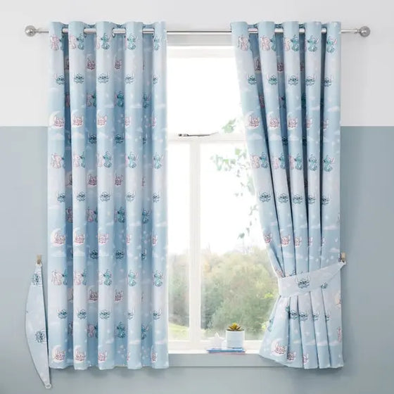 Disney Stitch Blackout Eyelet Curtains Dunelm