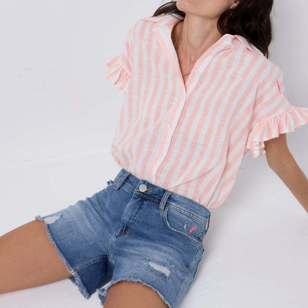 Distressed Denim Shorts Scamp & Dude