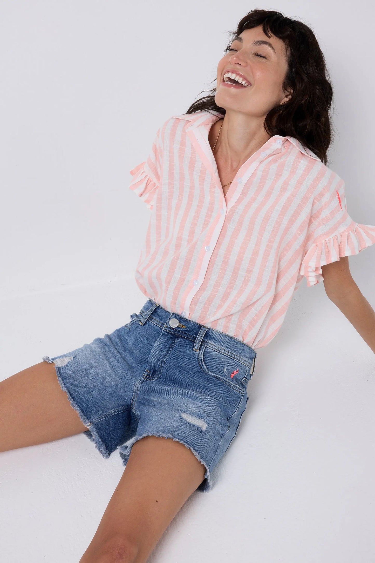 Distressed Denim Shorts Scamp & Dude