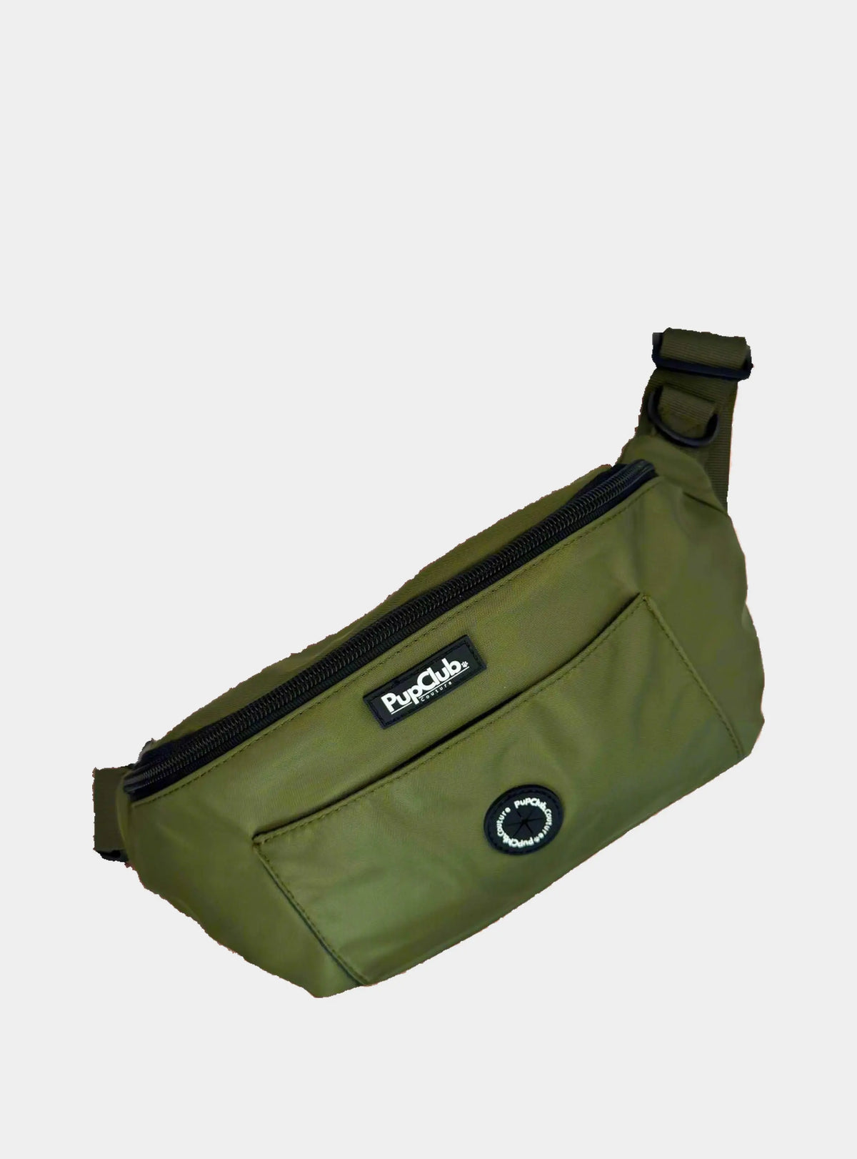 Dog Walking Bum Bag - Khaki Green PupClub Couture