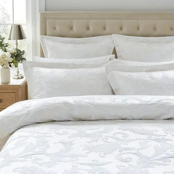 Dorma Acanthus Jacquard Duvet Cover Dunelm