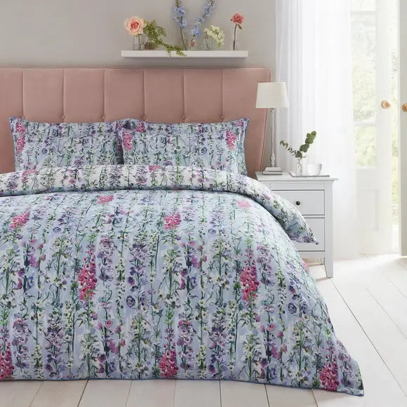Dorma Country Garden 100% Cotton Duvet Cover and Pillowcase Set Dunelm