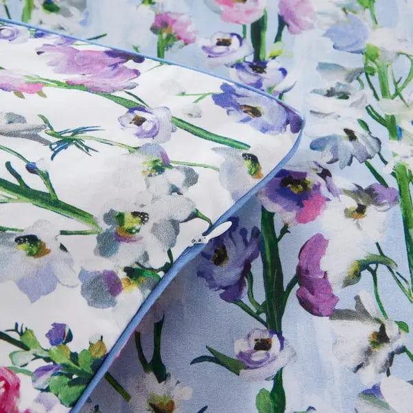 Dorma Country Garden 100% Cotton Standard Pillowcase Pair Dunelm
