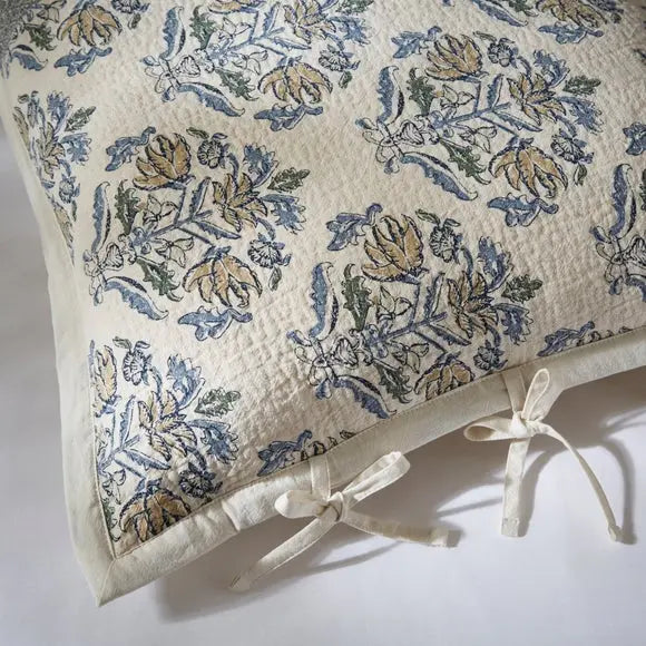 Dorma Deauville 100% Cotton Patchwork Pillow Sham Dunelm