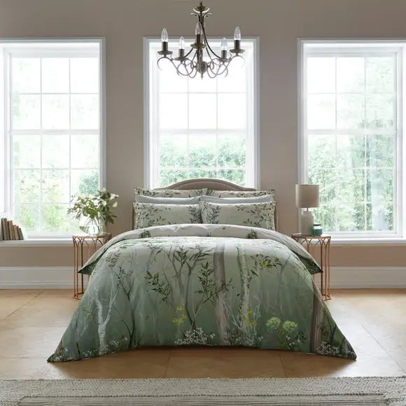 Dorma Forest 100% Cotton Duvet Cover and Pillowcase Set Dunelm