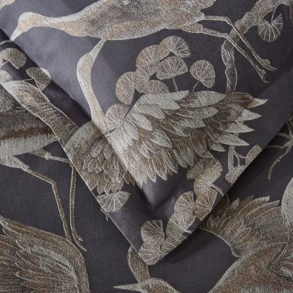 Dorma Gilded Crane Duvet Cover & Pillowcase Set Dunelm
