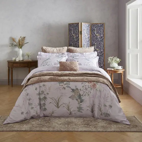 Dorma Love Bird Cotton Duvet Cover and Pillowcase Set Dunelm