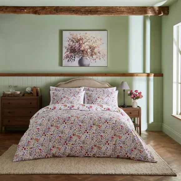 Dorma Modern Ditsy Multicoloured Duvet Cover and Pillowcase Set Dunelm
