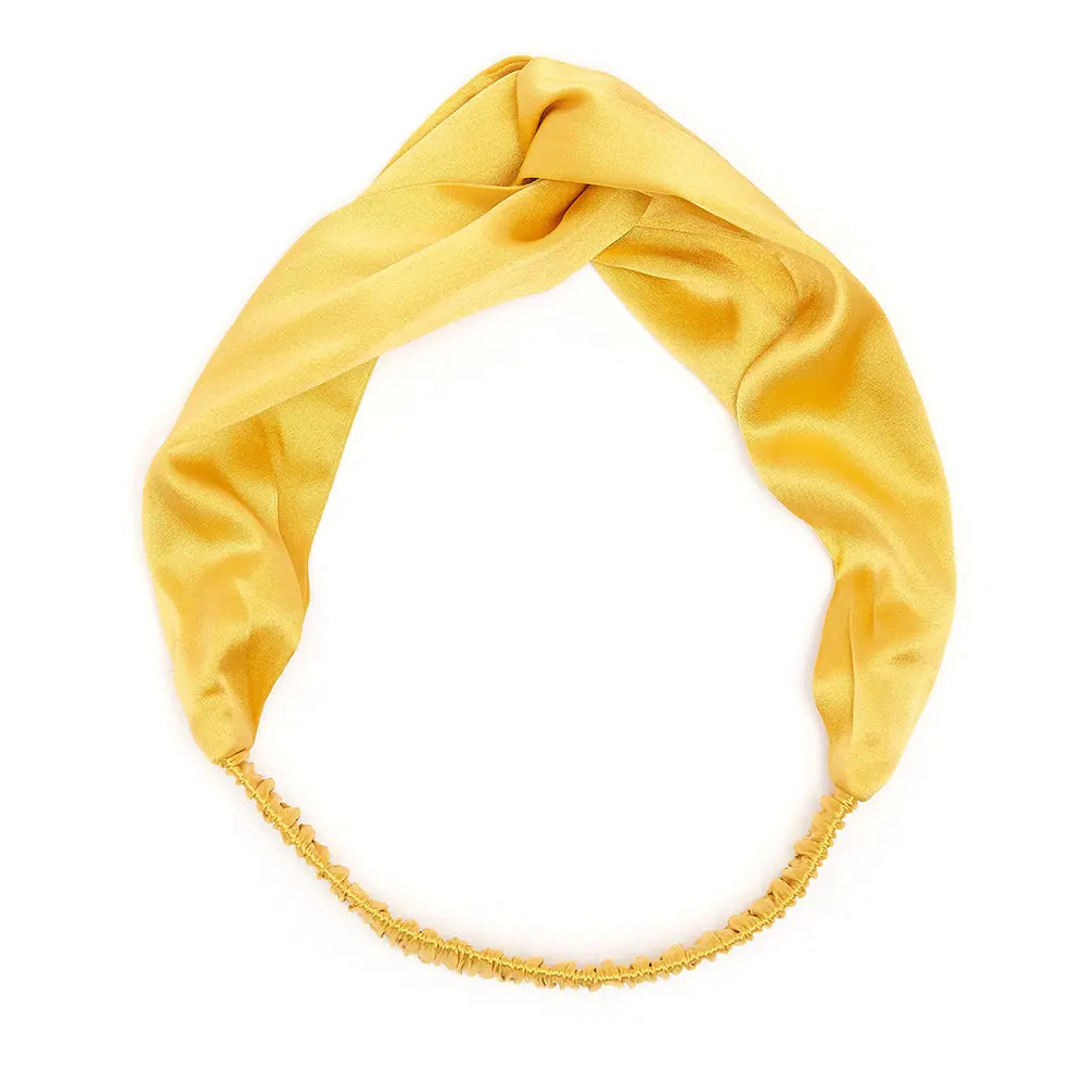 Dottie Silk Headband in Honeybee Sleepy Wilson
