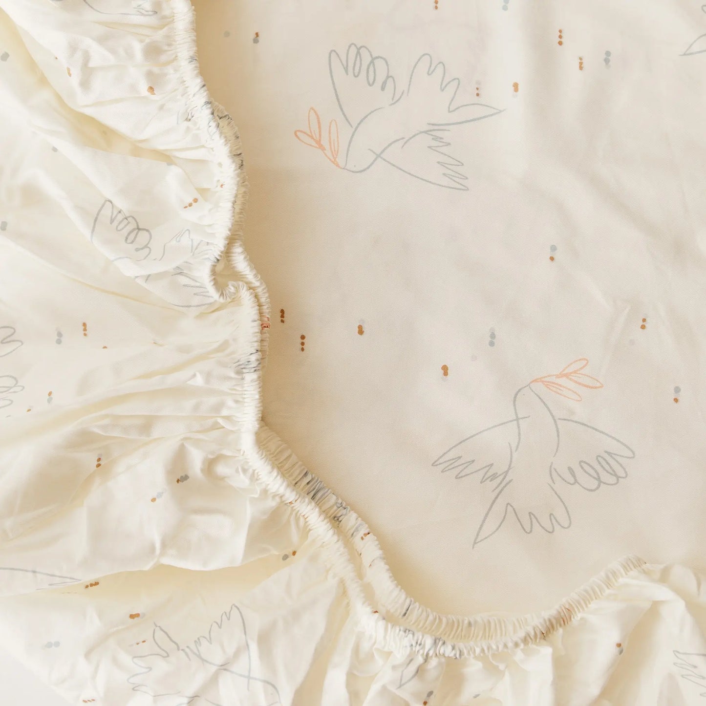 Dove Organic Cotton Fitted Sheet Kabode