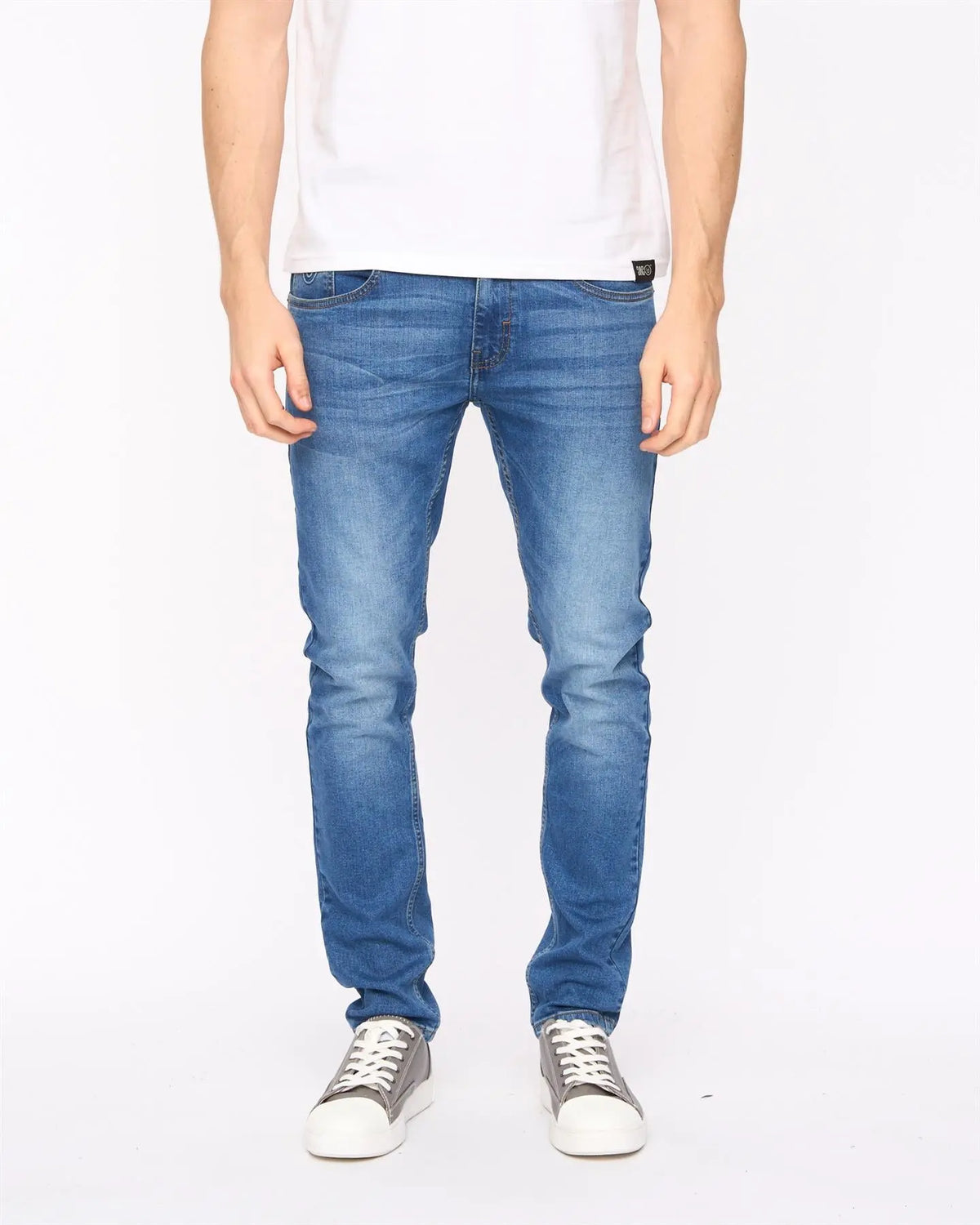 Doves Slim Fit Jeans Mid Wash Duck and Cover