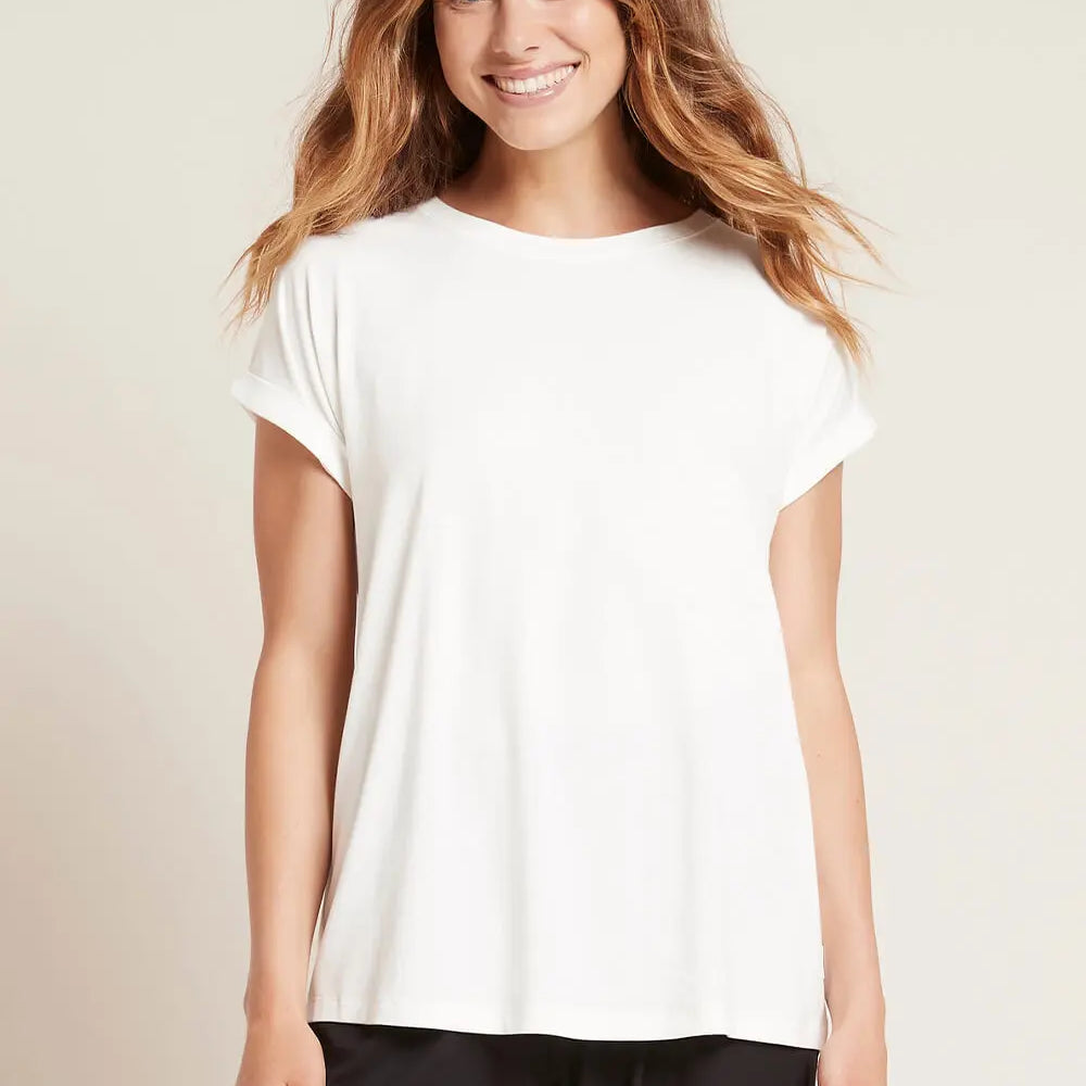 Downtime Natural White Lounge Top Boody
