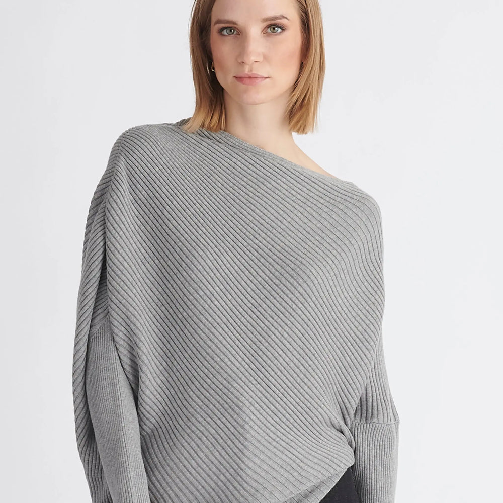 Draped Knitted Jumper Paisie