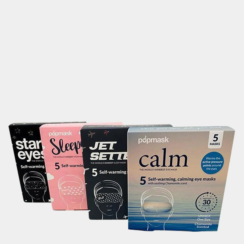 Dream Bundle Self-Heating Eye Masks MULTIPACK 4 Boxes (20 Masks) - Natural Dry Heat Relief for Sleep Issues, Headaches, Allergies, and Dry Eyes Popmask