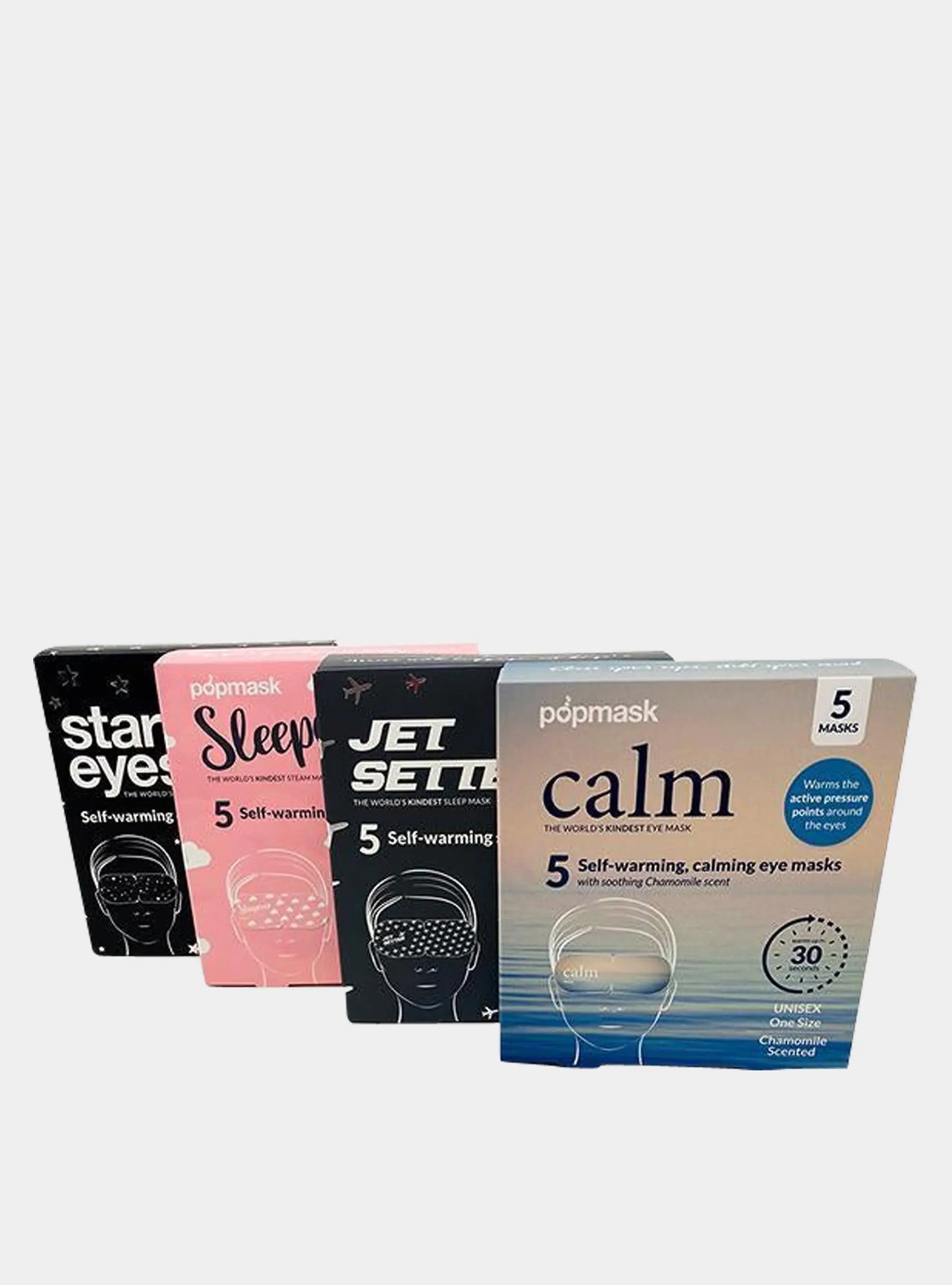 Dream Bundle Self-Heating Eye Masks MULTIPACK 4 Boxes (20 Masks) - Natural Dry Heat Relief for Sleep Issues, Headaches, Allergies, and Dry Eyes Popmask
