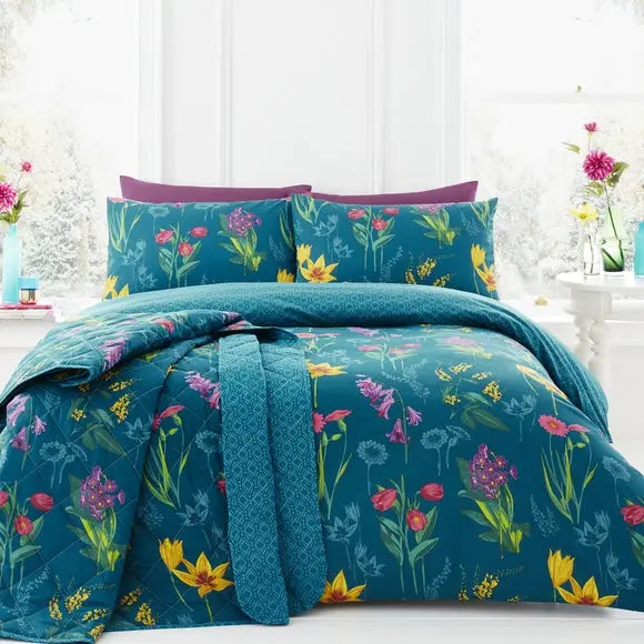 Dreams n Drapes Ingrid Duvet Cover and Pillowcase Set Dunelm