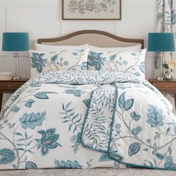 Dreams n Drapes Samira Reversible Duvet Cover and Pillowcase Set Dunelm