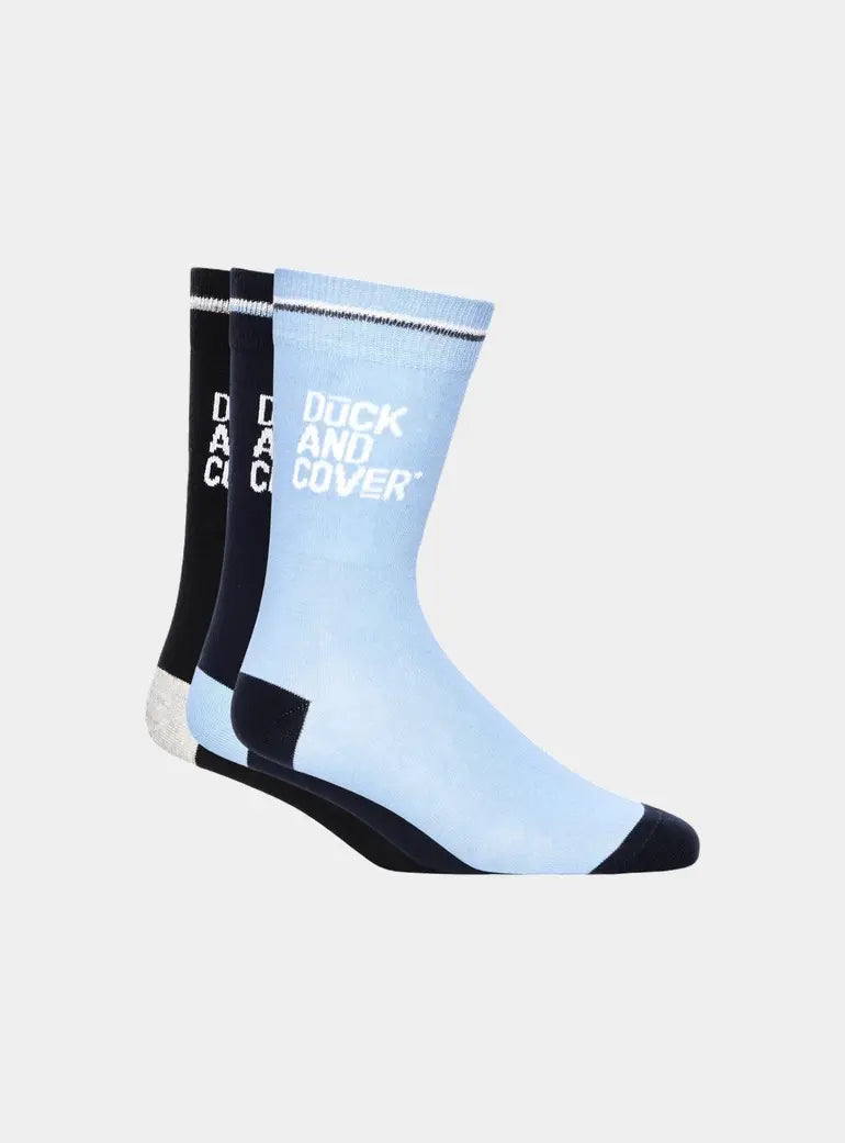Drenor Socks 3pk Assorted Duck and Cover