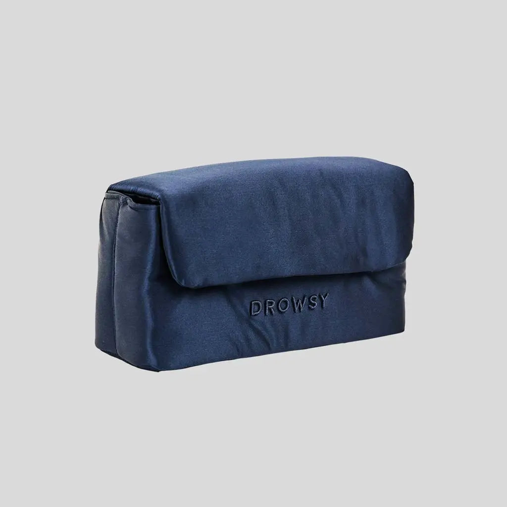 Drowsy Silk Necessaire - Midnight Blue drowsysleepco