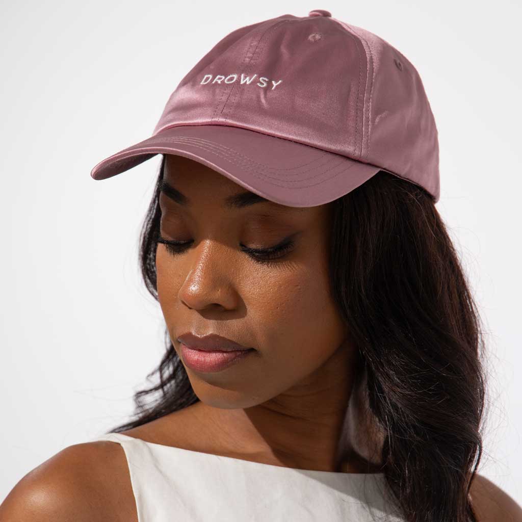 Drowsy Silk Cap - Damask Rose drowsysleepco