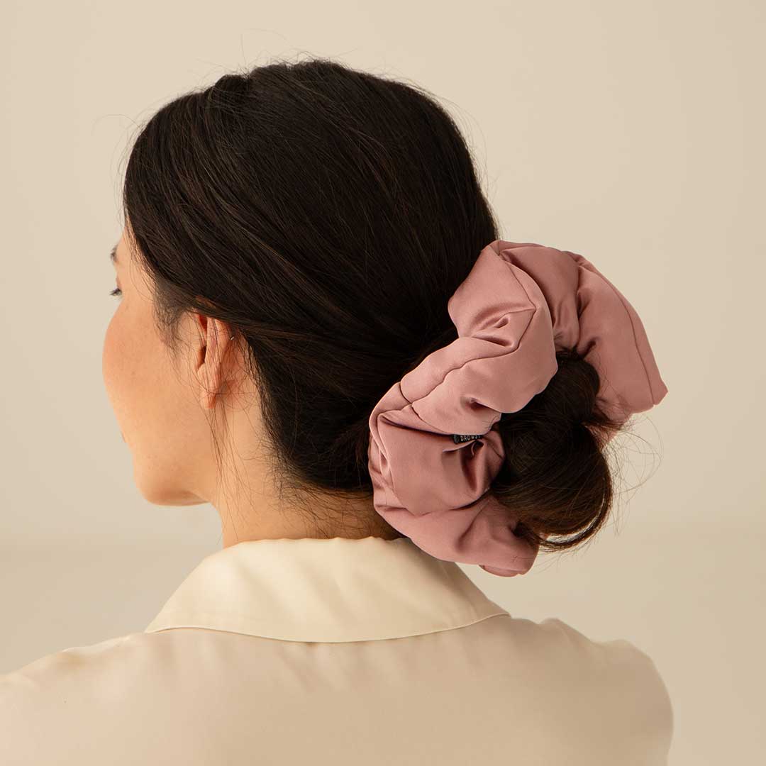 Damask Rose - Padded Scrunchie drowsysleepco