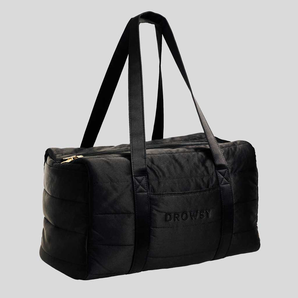 Drowsy Silk Weekender - Black Jade drowsysleepco