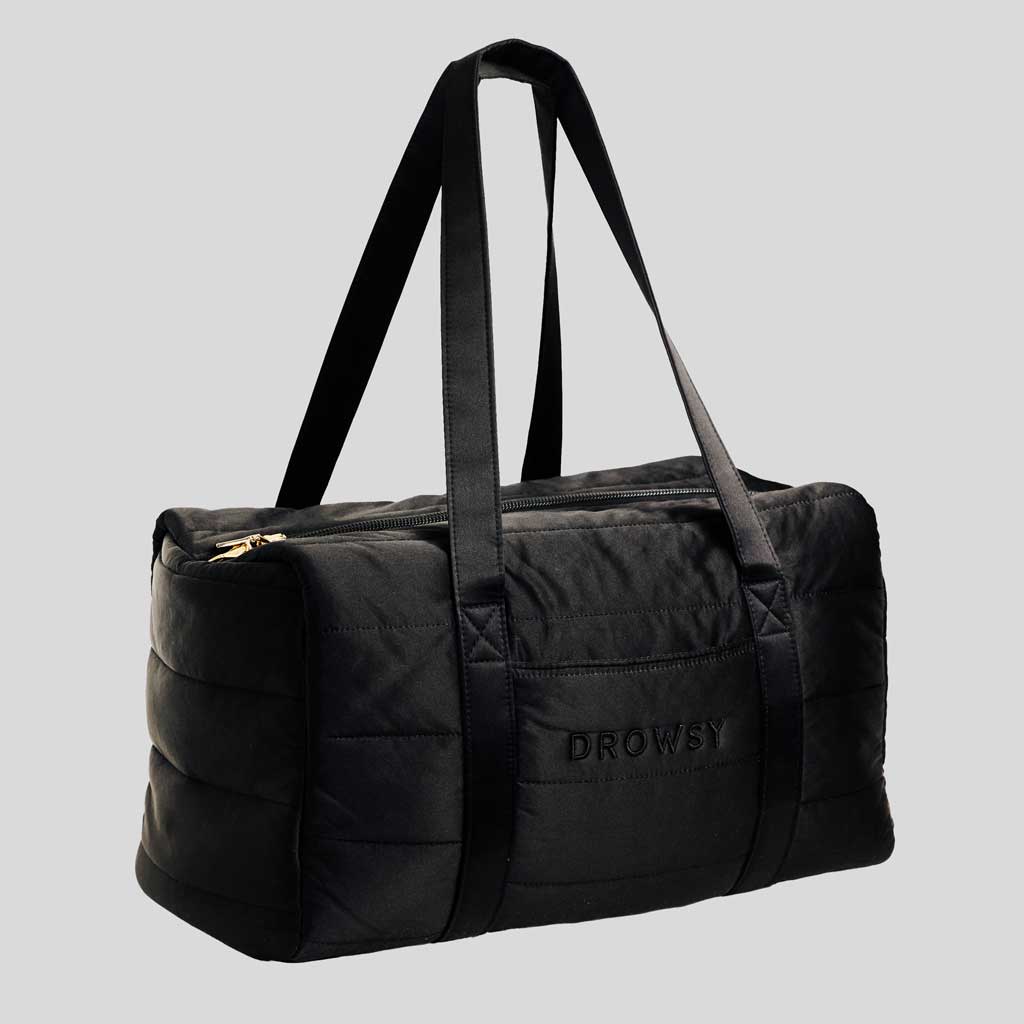Drowsy Silk Weekender - Black Jade drowsysleepco