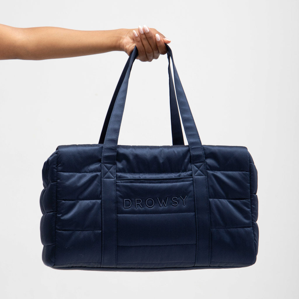 Drowsy Silk Weekender - Midnight Blue drowsysleepco