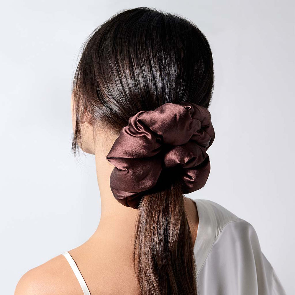 Cocoa Glow - Padded Scrunchie drowsysleepco
