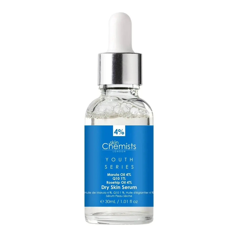 Dry Skin Serum Marulua Oil 4%, Q10 1%, Rosehip Oil 4% 30ml skinChemists