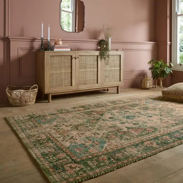 Dua Jute Traditional Rug Dunelm