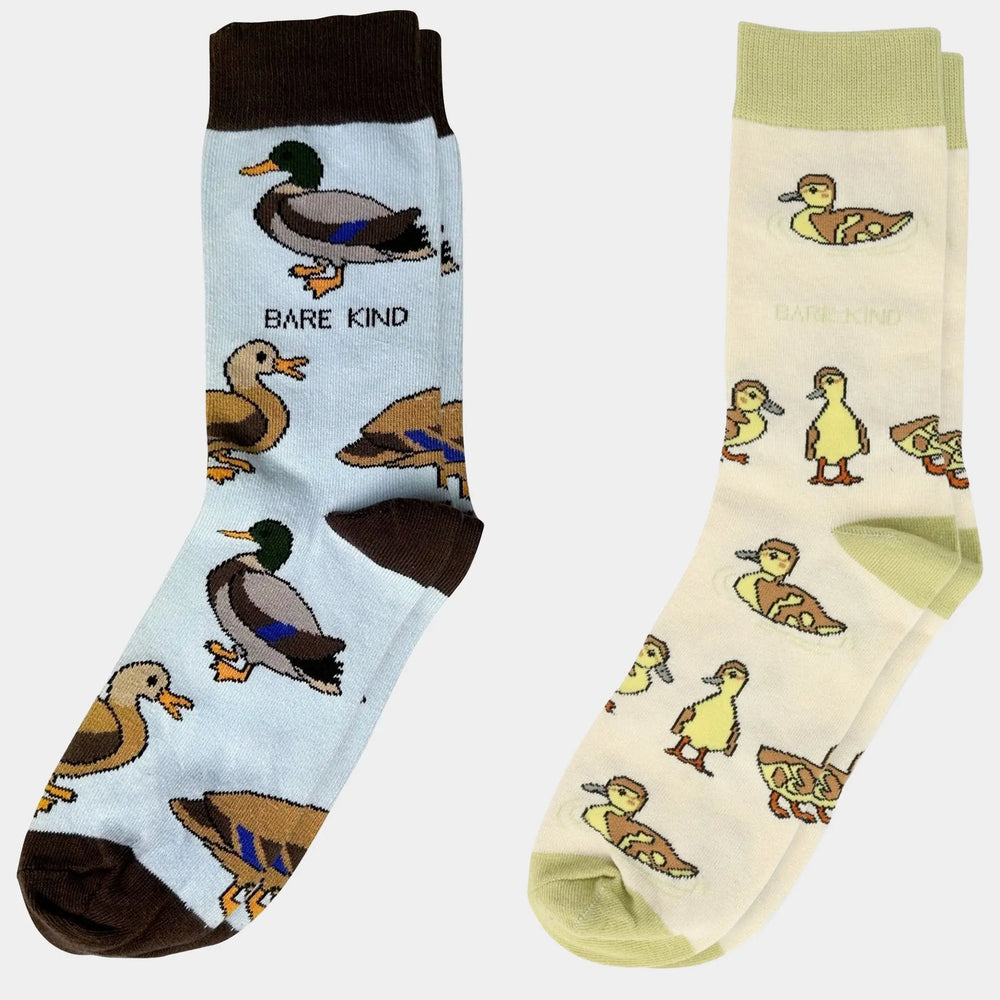 Ducks Bundle of 2 Bamboo Sock Set Bare Kind