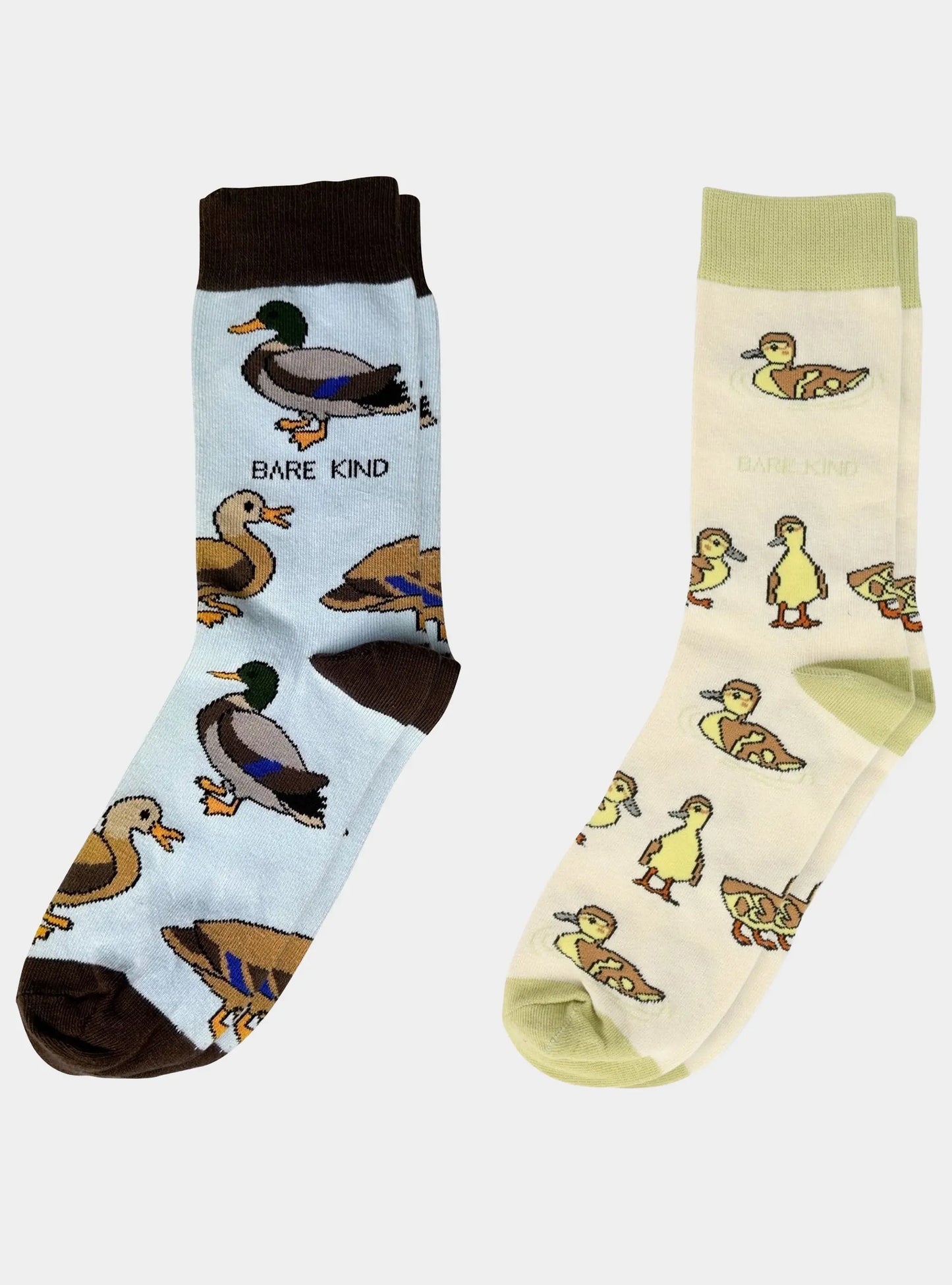 Ducks Bundle of 2 Bamboo Sock Set Bare Kind