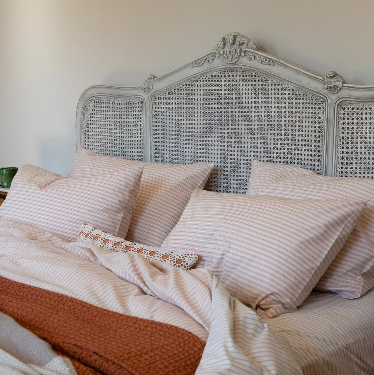 Duncan Apricot Cotton Bet Set Dormitory