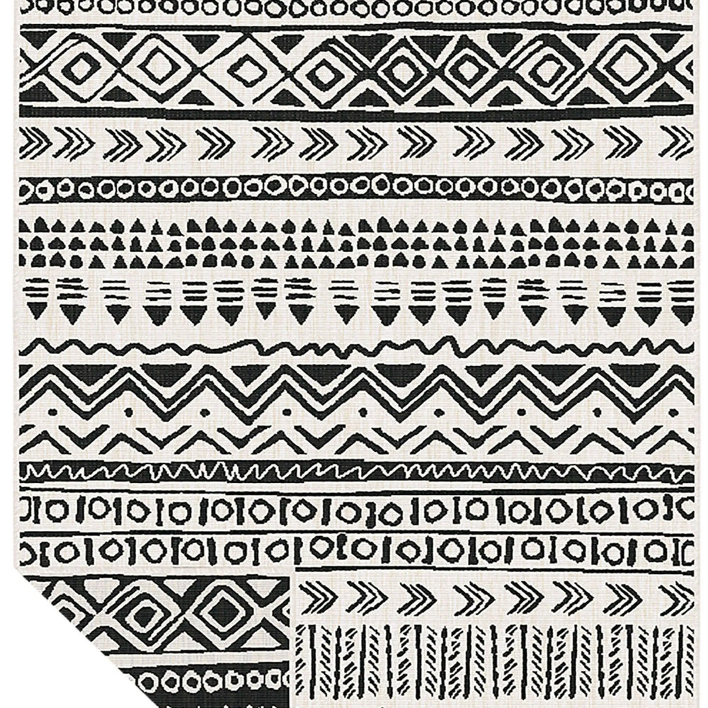 Duo Weave Outdoor Rug Aztec Design The Rugs