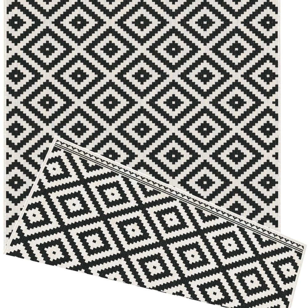 Duo Weave Outdoor Rug Geometric Diamond The Rugs