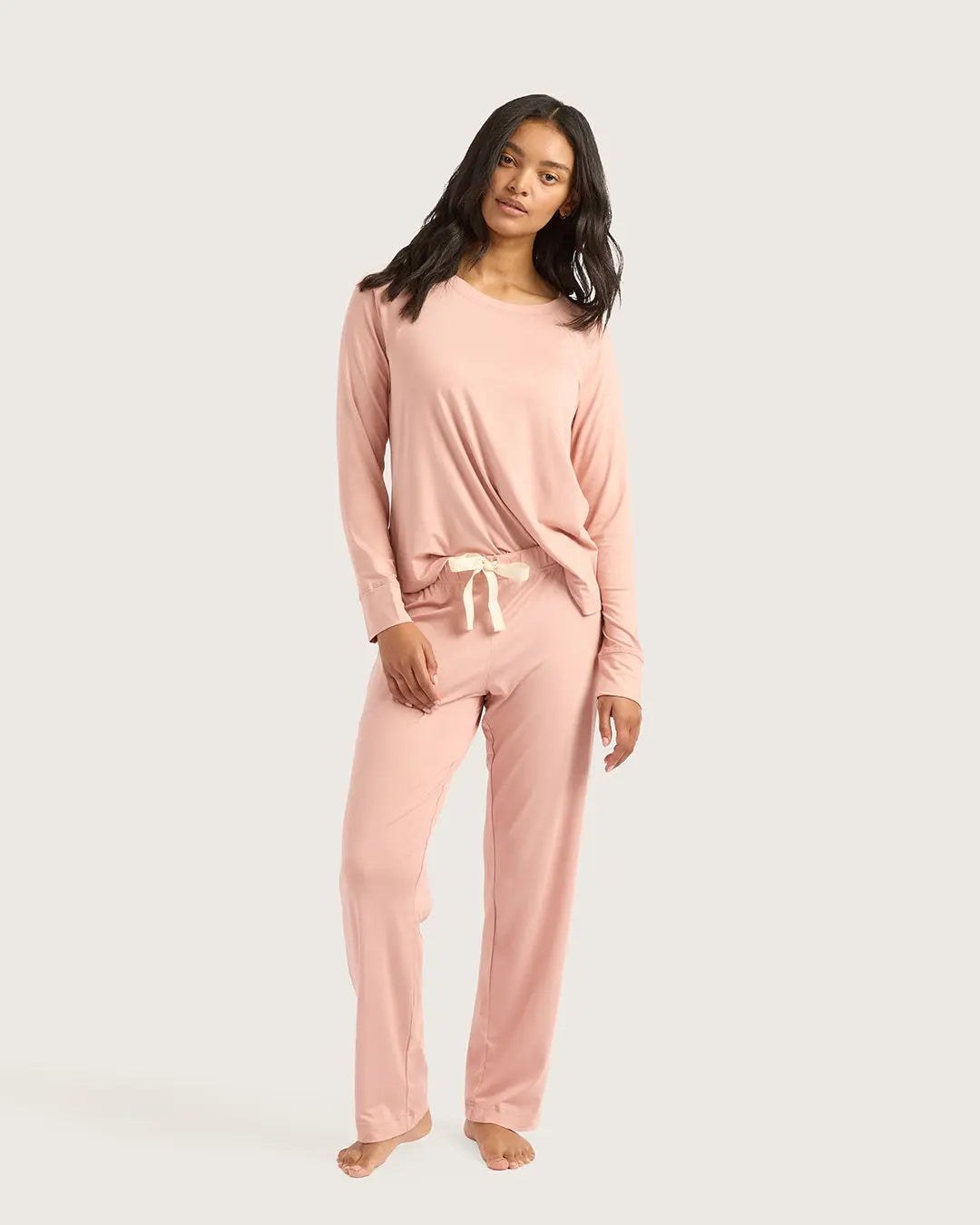 Dusty Pink Goodnight Women's Bamboo Sleep Trouser Boody
