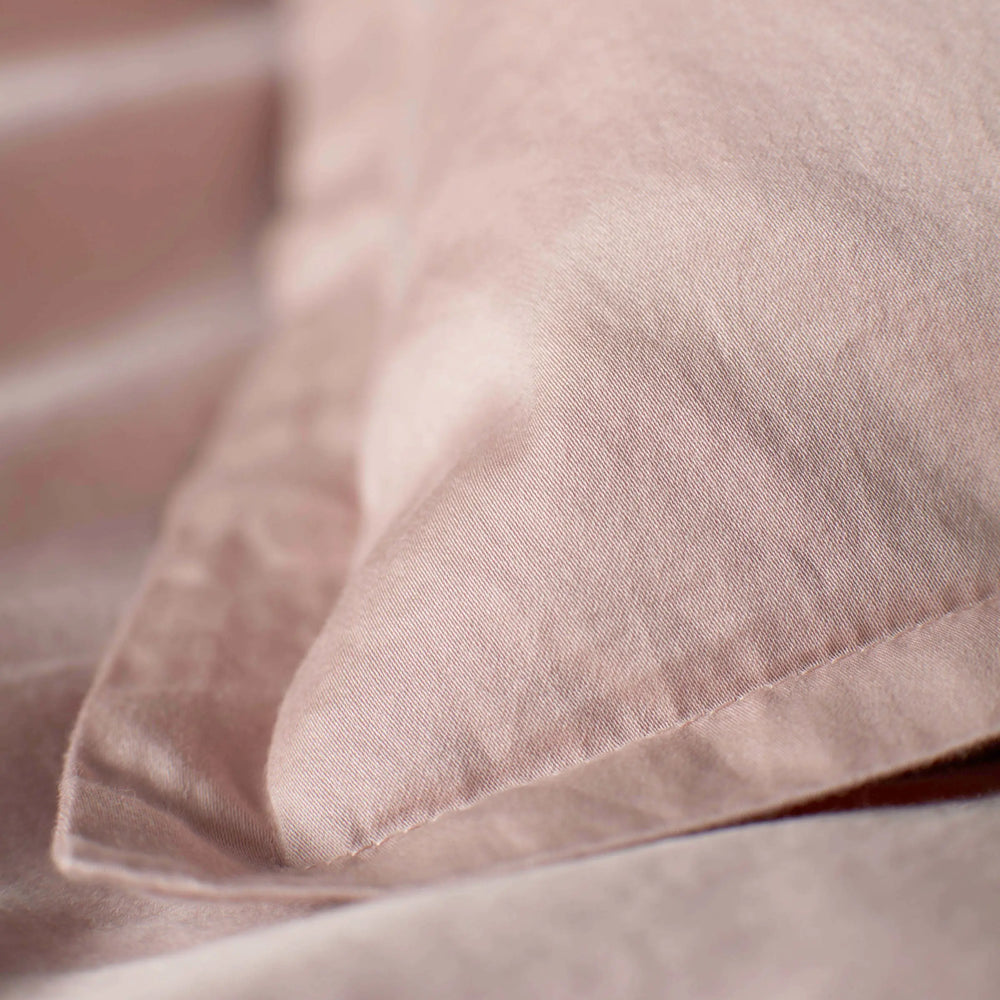 Dusty Pink Super Soft 100% Cotton Oxford Pillowcase The Secret Linen Store