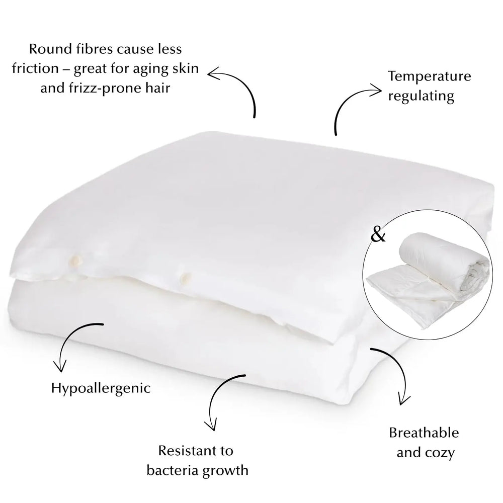 Duvet Upgrade Bundle in White (Eucalyptus & Bamboo) Ethical Bedding™
