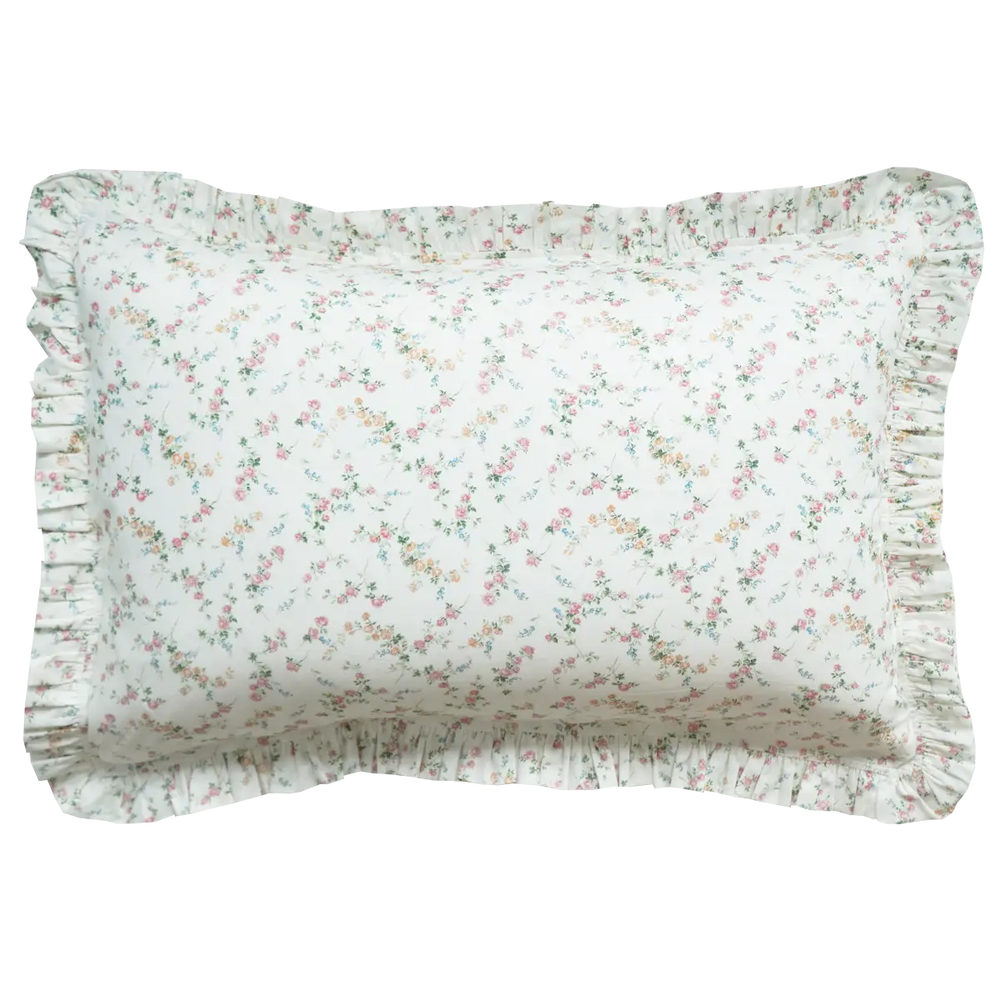 ELIZABETH Frill Edge Liberty Pillowcase Coco & Wolf