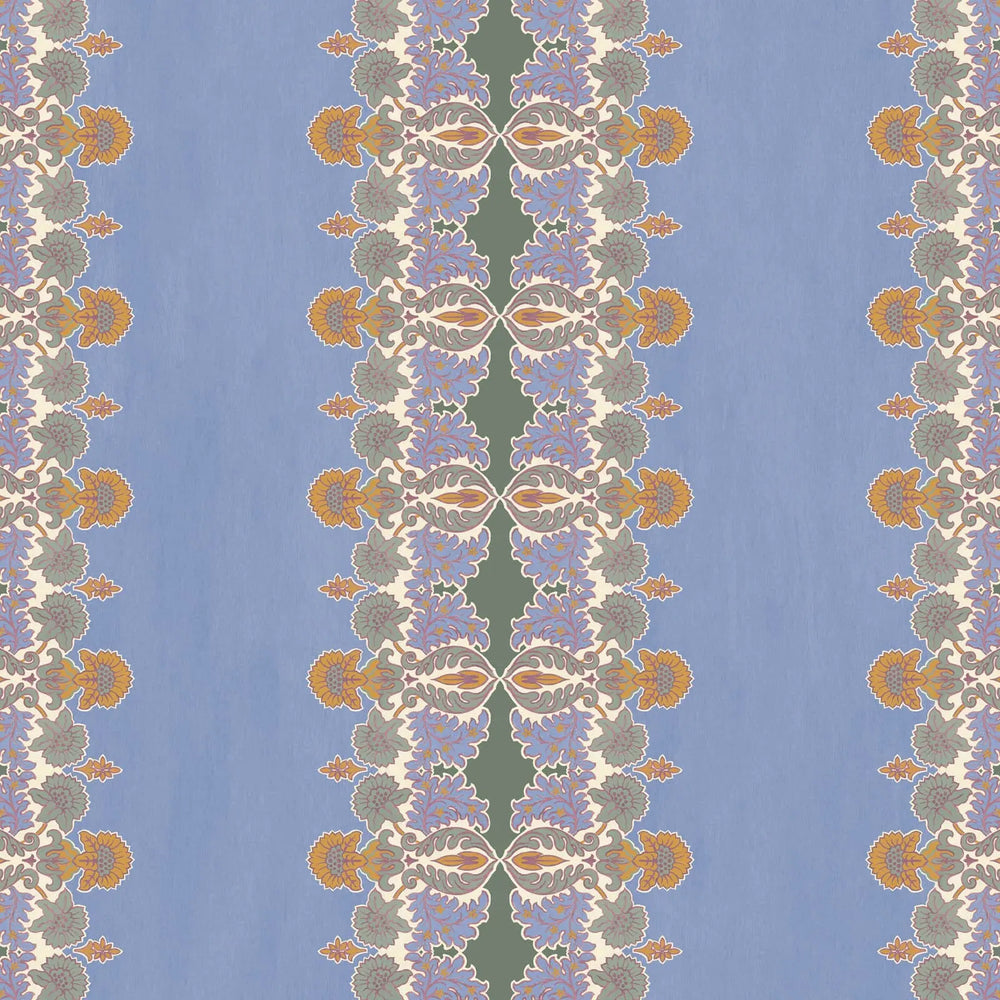EMANIA STRIPE Wallpaper - Azurite House of Hackney