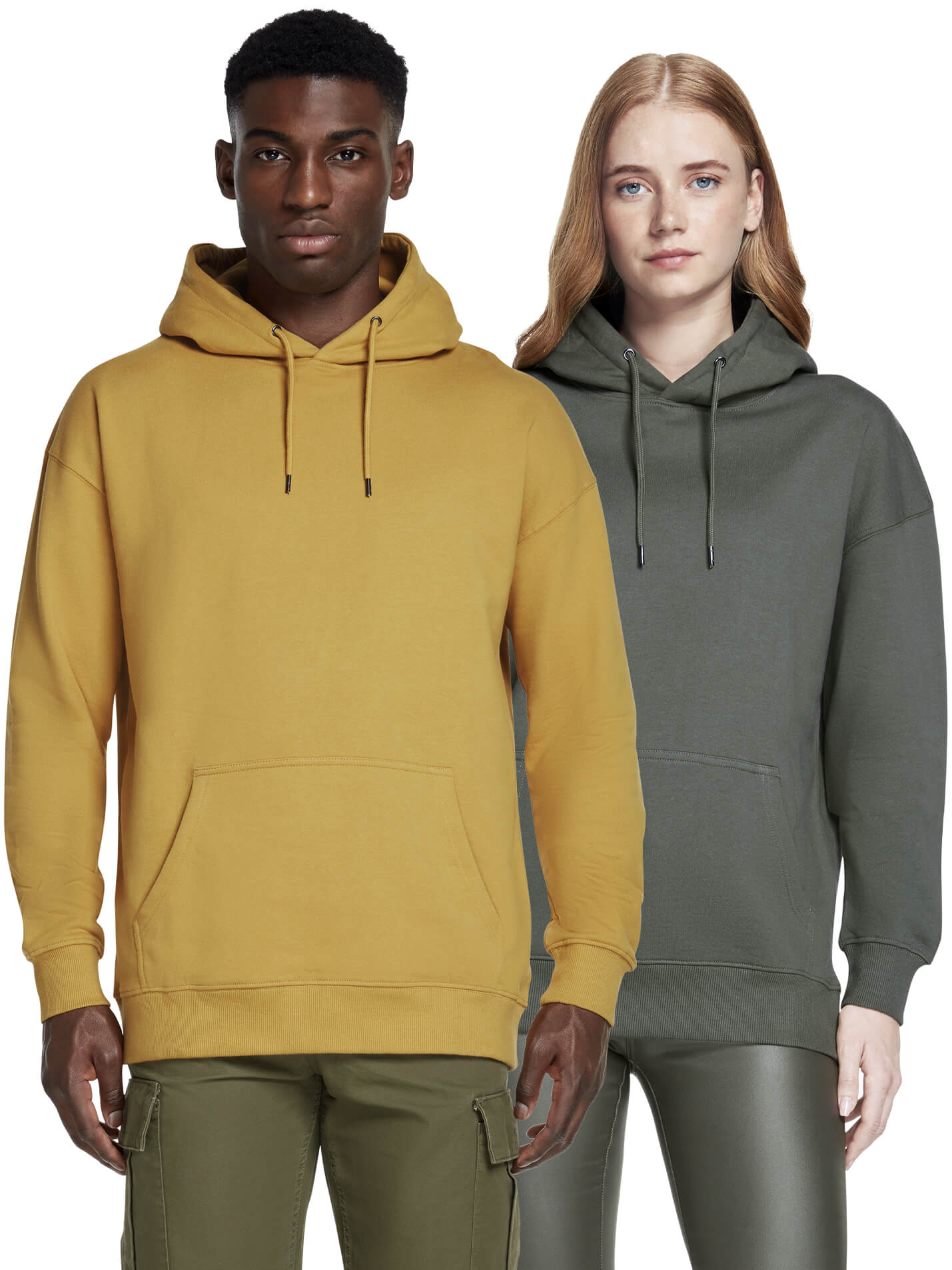 Organic Cotton Faded Hoodie: Unisex Earth Wardrobe