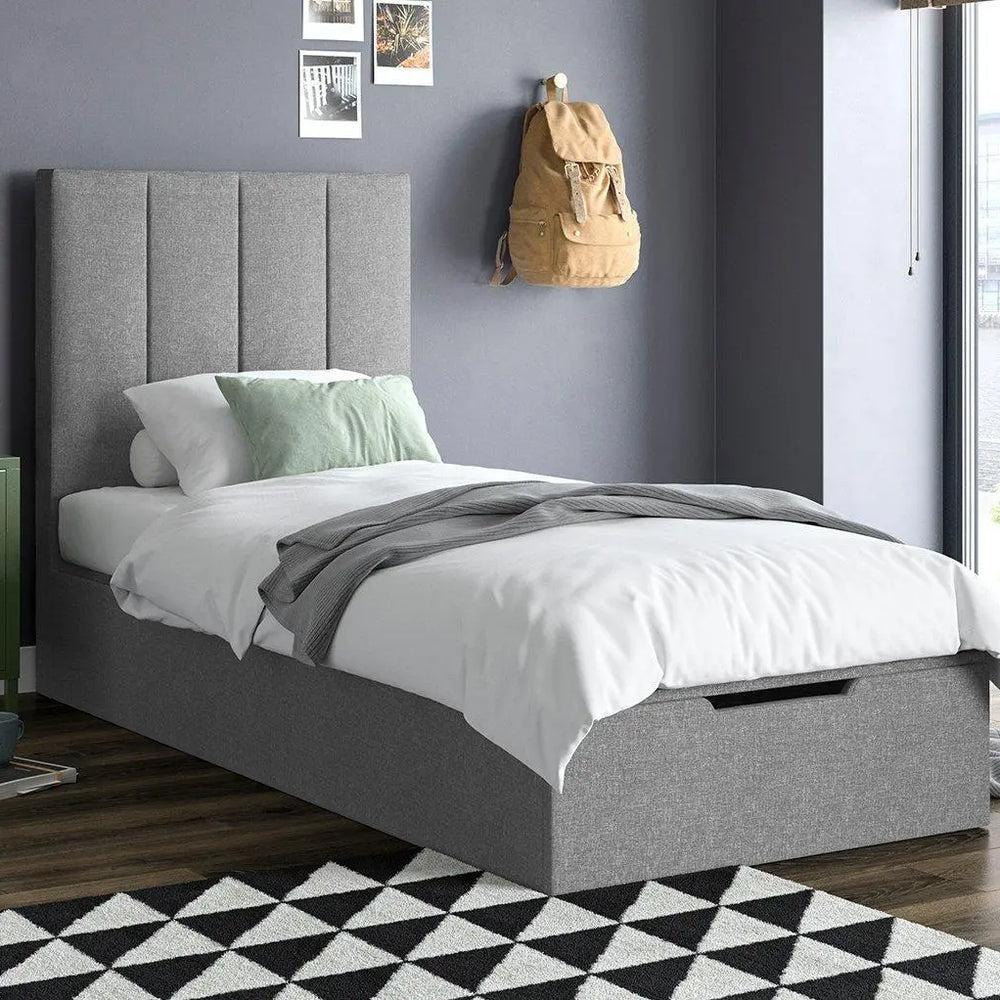 Ealing Ottoman Bed Frame - Silver Dreams