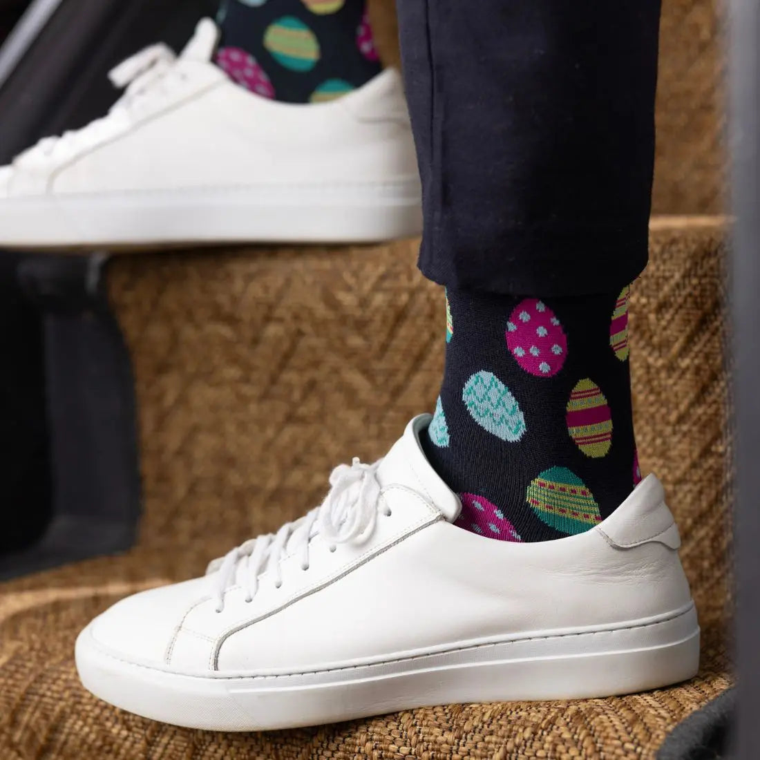 Easter Egg Bamboo Socks Swole Panda