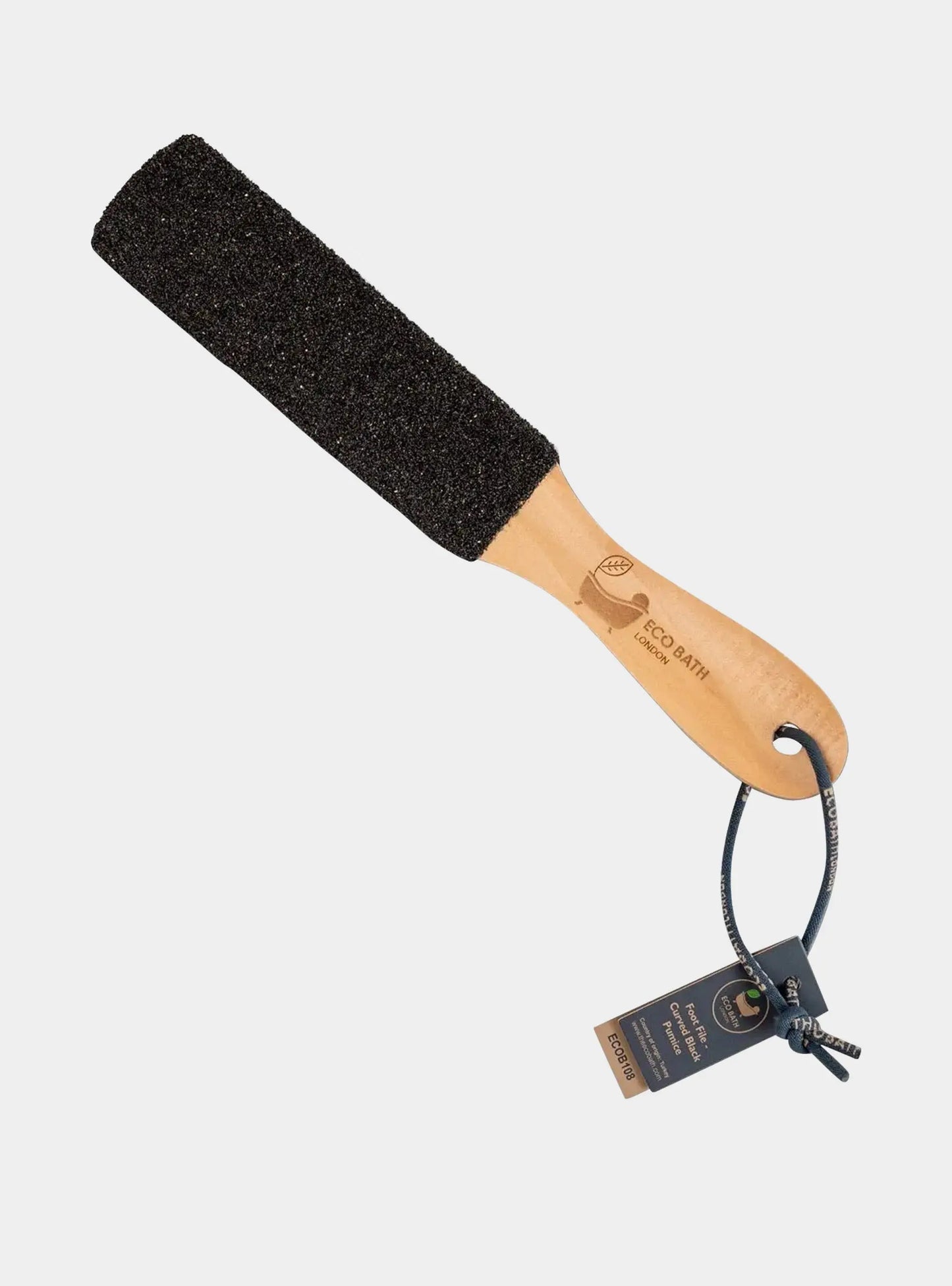 Eco Bath Foot File - Curved Black Pumice Eco Bath London
