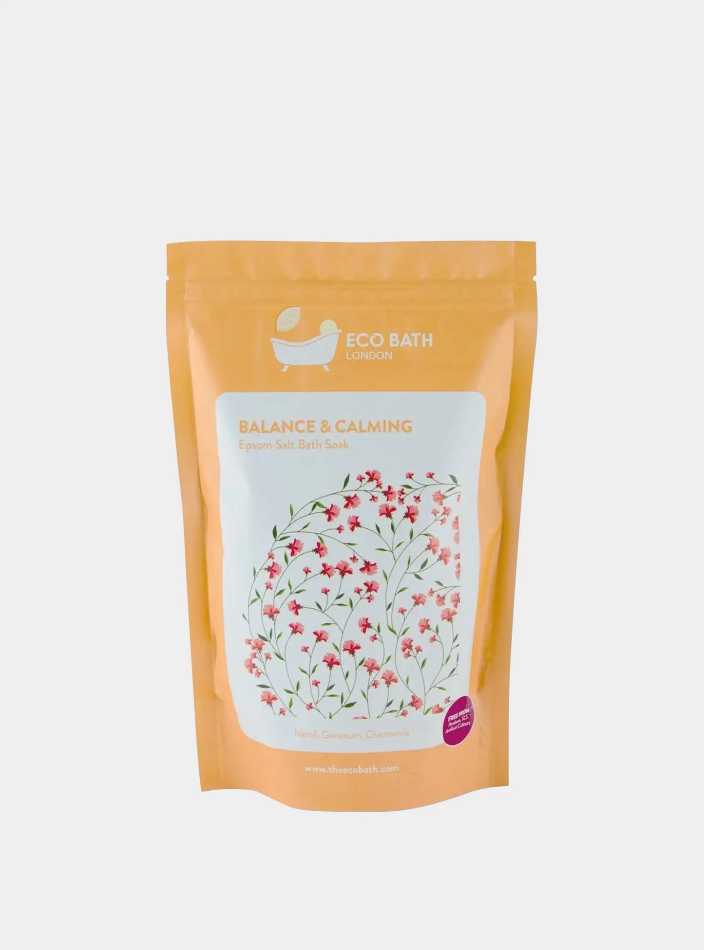 Eco Bath London Balance and Calming Epsom Salt Bath Soak - Pouch | 500g & 1000g Eco Bath London