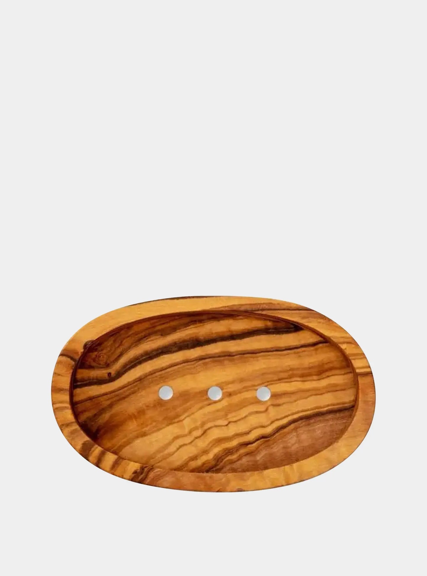 Eco Bath London Olive Wood Oval Soap Dish Eco Bath London